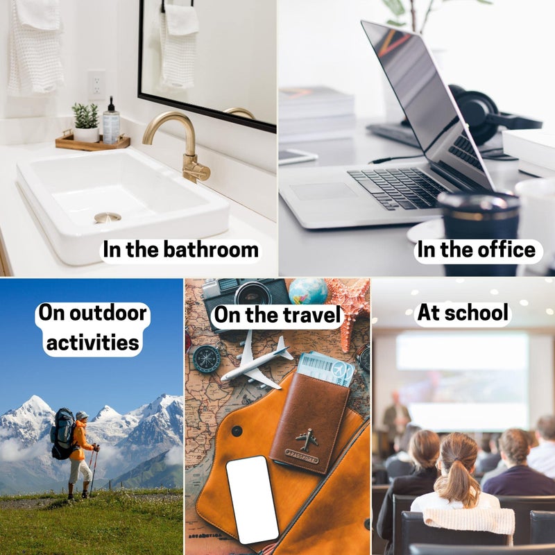 SIMPLUT Chewable Toothpaste Tablets with Fluoride, 60 Pack - Travel Sized Oral Care, Eco Friendly Vegan Dental Tabs for Brushing - All Natural, SLS Free Ingredients for Adults - Peppermint Flavored - Image 5